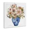 thumbnail image 3 of Stupell Industries Sunny Chinoiserie Pink Florals Canvas Wall Art design by Carol Robinson, 36 x 36, 3 of 7