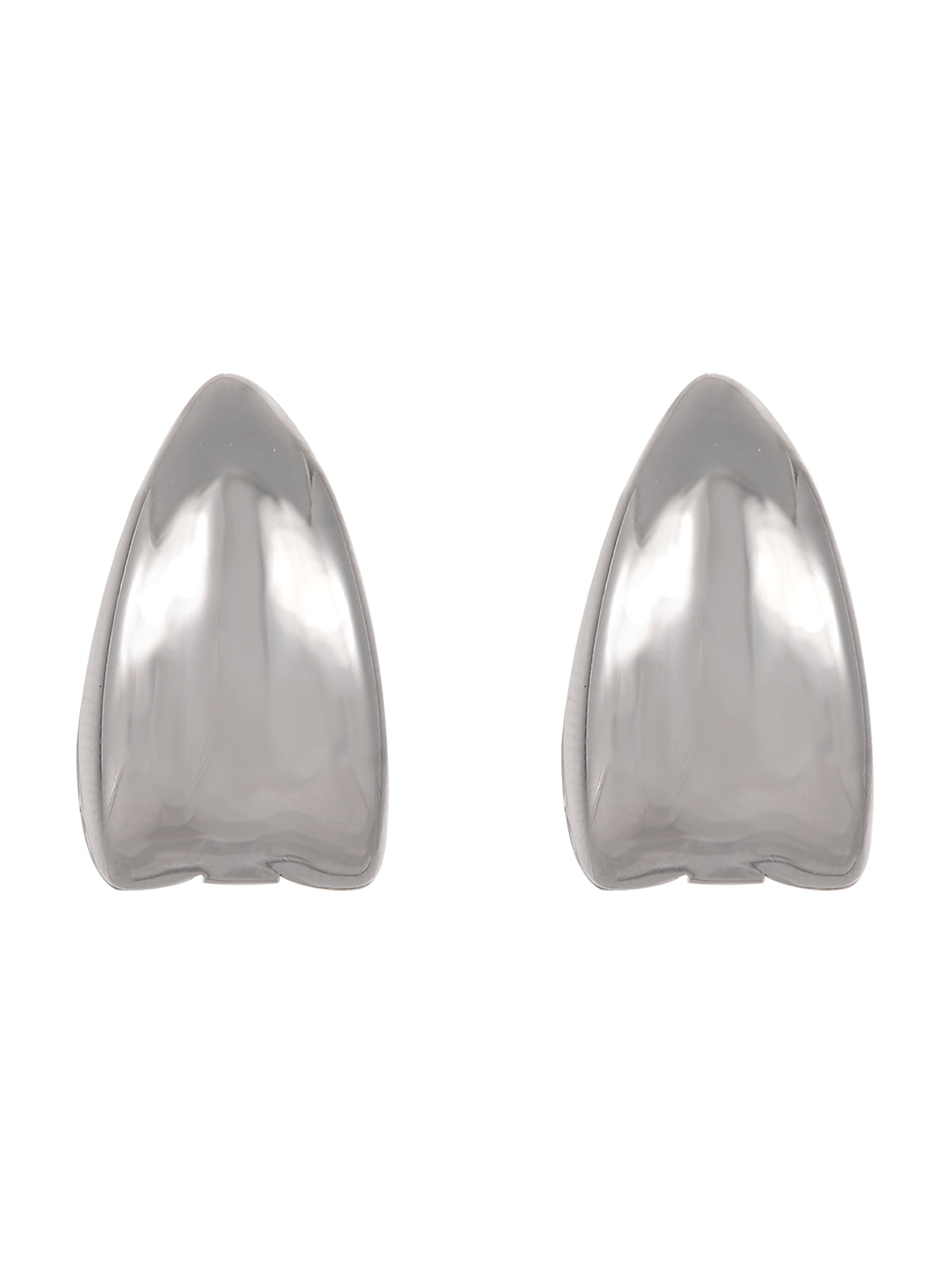 Time and Tru Silvertone Hinged Huggie Earring