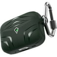 thumbnail image 1 of AmPm Rugged AirPods Pro Case Cover Hard-Shell TPU Protective Cover Shockproof Compatible with AirPods Pro Charging Case (Midnight Green.), 1 of 7