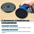 thumbnail image 3 of Becaristey Rubber Campabilty Guaranteed Sander Sand Pad Replacement Sanding Backing Plates 1Set, 3 of 6
