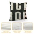 thumbnail image 4 of YINGXI Go Jump in The Lake Black Background Summer Decorative Throw Pillow Cover Case Home Living Room Bed Sofa Car 20x20in, 4 of 5