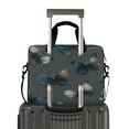 thumbnail image 2 of 16" Laptop Briefcase for Work Travel Laptop Shoulder Bag Carrying Handbag Laptop Case Brown-blue Butterfly Pattern, 2 of 8