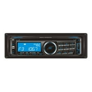 Angle View: Dual XD6150 - Car - CD receiver - in-dash - Single-DIN - 50 Watts x 4