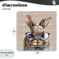 thumbnail image 4 of Stupell Industries French Country Buster Rabbit with Specs Canvas Art, 17 x 17, by Yvonne Coleman Burney, 4 of 8