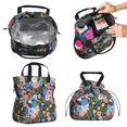 thumbnail image 2 of Pioneer Flower Floral Print Pattern Drawstring Lunch Bag Women - Drawstring Lunch Bag Insulated for Work Office - Stain-Resistant Large Lunchbags for Women with Multi-Pockets, 2 of 6