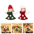 thumbnail image 2 of Pack Of 4 Creative Wing Designs Christmas Doll Ornaments Festival Tree Decorations Polyester Ornaments, 2 of 9