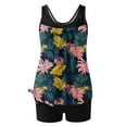 thumbnail image 6 of FDGIU ‌2025 Trendy Women's Floral Tankini Swimwear Set, Modest Athletic Bathing Suit with Shorts, Tummy Control Two Piece Swimsuits for Beach & Pool;High Waisted Swimsuit, 6 of 6