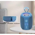 thumbnail image 4 of Vibin Wireless Speaker, Vibin Light up Speaker, 2026 New Portable Mini Outdoor Bluetooth Wireless Speakers, Stereo Pairing for Surround Sound, Waterproof & Dustproof for Anywhere,Gray (Blue), 4 of 7