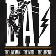 thumbnail image 2 of CafePress - The Myth The Legend Dad The Lineman, Fun Body Suit - Cute Infant Bodysuit Baby Romper - Size Newborn - 24 Months, 2 of 3