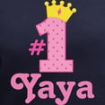 thumbnail image 3 of CafePress - Yaya (Number One) Women's V Neck Dark T Shirt - Women's V-Neck Dark T-Shirt, 3 of 4