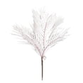 thumbnail image 1 of Hojas de palma realistas, plantas verdes falsas, hojas de imitación para decoración de oficina y hogar - 01 Blanco, 1 of 8