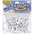 thumbnail image 2 of Darice White Round Alphabet Beads, 7 mm, 250 Pieces, 2 of 2