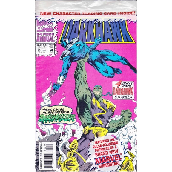 Darkhawk Annual #2 (with card) VF ; Marvel Comic Book