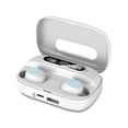 thumbnail image 1 of Auriculares Bluetooth-Compatible con Auriculares In-Ear Pantalla digital Portátil Portátil Portátil Portátil Música Sonido Auriculares con caja de carga Blanco seitruly EL017146-02B, 1 of 7