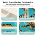 thumbnail image 3 of Sea Turtle Travel Portable Square Jewelry Box for Rings, Earrings, Necklaces, Bracelets - Girls and Women, 3 of 6