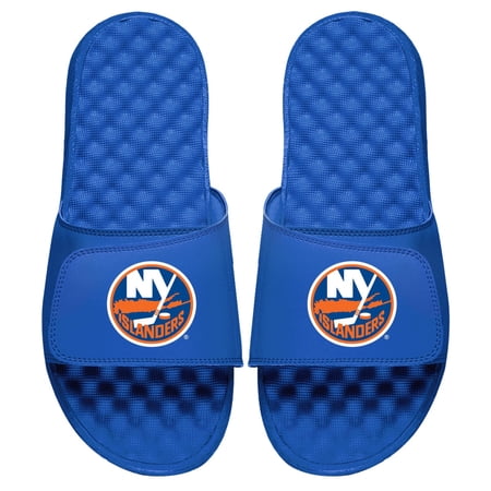 Men s ISlide Royal New York Islanders Primary Logo Slide Sandals