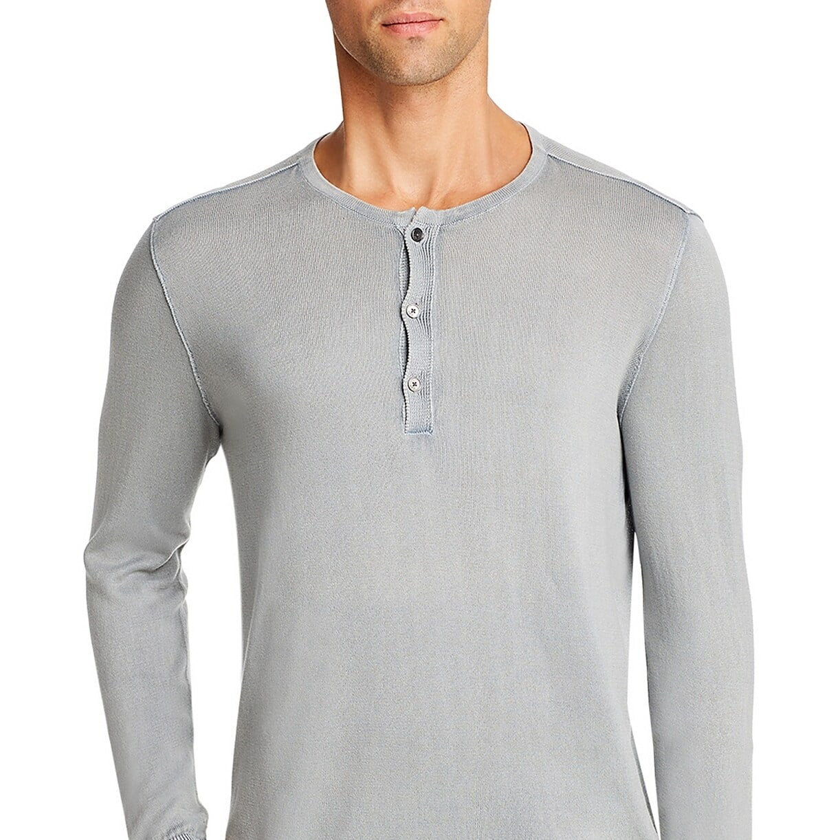 Vedhæftet fil skolde løn John Varvatos REFLECTION Long-Sleeve Henley Shirt, US Small - Walmart.com