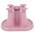 thumbnail image 1 of Soporte para tazas, estante de secado, drenaje de agua, organizador seco para 4 tazas (rosa), 1 of 8