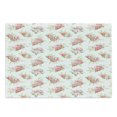 thumbnail image 1 of Shabby Flora Cutting Board, Nostalgic Themed Bunch of Magnolia Buds Rococo Poetic Fresh Nature, Decorative Tempered Glass Cutting and Serving Board, Large Size, Green Pink Off White, by Ambesonne, 1 of 1