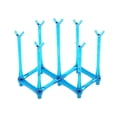 thumbnail image 1 of kurtrusly PP Water Cup Drying Rack Solid Color Foldable Anti-rust Telescopic Universal Home Kitchen Storage Holder Stand Base Blue, 1 of 6