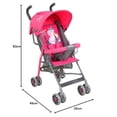thumbnail image 2 of Carriola de Bastón INFANTI Negra Compacta y Plegable con Arnés de Seguridad para Bebés hasta 15 kg, 2 of 8