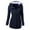 Blue, variant on Plus Size Coat, Women's Jacket in Autumn and Winter Hooded Horny Horn Leather Pair Jacket Cotton Jacket Plus Velvet Lamb Wool Jacket Top Blue M