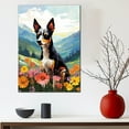 thumbnail image 3 of Toy Fox Terrier Dog Canvas Wall Art for Living Room, Funny Bathroom Wall Decor, Colorful Animal Painting Gift for Kid Teen Men, 3 of 4