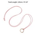 thumbnail image 3 of Unique Bargains 1 Pc Adjustable Waist Cord Elegant Circle Knot Buckle Handmade Cord Belt for Women Pink, 3 of 5
