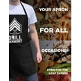 thumbnail image 4 of ApronMen BBQ Chef Apron - Grill Sergeant - Funny Aprons For Men, 4 of 6