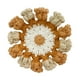 thumbnail image 2 of Posavasos de ganchillo para taza de bebida, aislante térmico, hecho a mano, de ganchillo, lirio de los valles. Beige marrón, 2 of 9