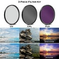 thumbnail image 3 of Canon EOS Rebel T7 DSLR Camera with 18-55mm is II Lens Bundle + Canon EF 75-300mm f/4-5.6 III Lens and 500mm Preset Lens + 32GB Memory + Filters + Monopod + Spider Flex Tripod + Professional Bundle, 3 of 7