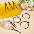 thumbnail image 2 of About 10Pcs Slider Bracelets Making Black Nylon Twist Cords Bracelet Makings Adjustable Bracelet Chains Nylon Twisted Cord Bracelet with Cord End for DIY Bracelet Jewelry Making, 2 of 9