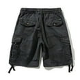 thumbnail image 4 of cllios Men's Camo Cargo Shorts Summer Classic Fit Work Shorts Fitness Athletic Shorts with Multi Pockets Cargo Shorts for Men Under $10 Dark Gray,36, 4 of 4