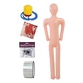 thumbnail image 3 of Maniquí inflable de cadáver tumbado para Halloween, accesorio aterrador y espeluznante Estilo A, 3 of 9