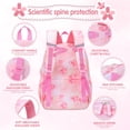 thumbnail image 4 of Mochila escolar Alrisg Lovely para niñas de 17 pulgadas, rosa, 4 of 7