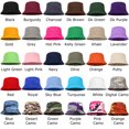 thumbnail image 2 of Bucket Hat for Men Women Unisex 100% Cotton Packable Foldable Summer Travel Beach Outdoor Fishing Hat - LXL White, 2 of 6