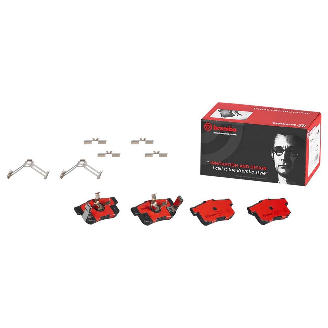 Brembo P28051N Premium NAO Ceramic OE Equivalent Pad