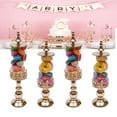 thumbnail image 2 of Denest 4 Pcs Acrylic Metal Candy Jars w/Gold Lids Wedding Party Candy Storage Canisters, 2 of 11