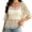 Beige, variant on Women's Swimsuit Crochet Cover Up Summer Boho Hollow Out Knit Cover Up Tunic Top Loose Fit Beach Swimwear Overlay Beach Cover Ups One Size
