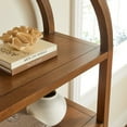 thumbnail image 4 of Modway Vexley 60 Inch Wide Arched Bookshelf in Walnut by Modway, 4 of 9