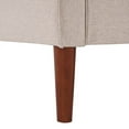 thumbnail image 5 of Modular Sectional Sofa with Fabric Armrest, Sectional Couch Set, Modern L-Shaped Upholstered Sofa with Moveable Stool, Beige, 5 of 7