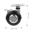 thumbnail image 2 of LOLIPPYY 5Ud Giratorias Con Para Muebles Color Negro Capacidad Para Muebles Pesados, 2 of 8