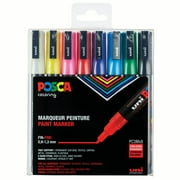 POSCA 8-Color Acrylic Paint Marker Set, Fine