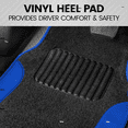 thumbnail image 5 of "Tapete Para Carro Universal Auto Accesorios Impermeable 4pzs Belug, Azul Negro ", 5 of 5