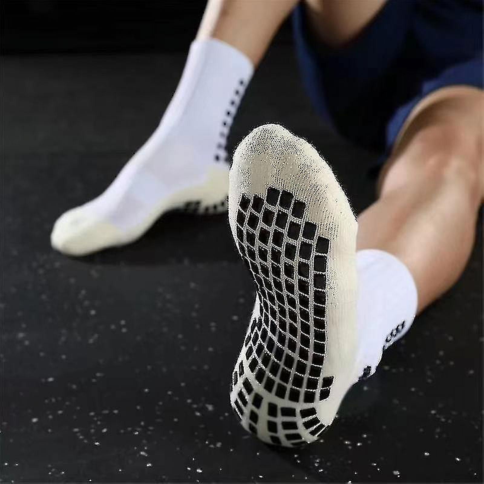 Anti Slip Soccer Socks Cotton Football Men Grip Socks Walmart