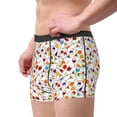 thumbnail image 2 of Gukieu Drink And Cocktail Glasses Print Men's Boxer Briefs, High Elastic Moisture Wicking Boxer Briefs Underwear-Medium, 2 of 5