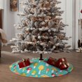 thumbnail image 5 of Salouo Mushrooms Christmas Tree Skirt 30" Farmhouse Christmas Decorations Snowman Xmas Tree Skirt Tree Mat for Holiday Party Decor, 5 of 8