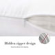 thumbnail image 3 of Juego de 2 fundas de almohada de seda Jocoku, 100% morera, color blanco, 3 of 7