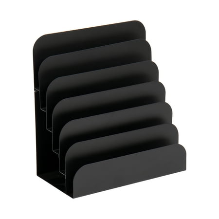 Mind Reader - Vertical Desk Organizer - Black