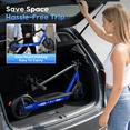thumbnail image 6 of Electric Scooter for Adults - 350W Motor 10" Solid Tires, up to 19MPH and 16Miles Long-Range Portable E Scooter, 6 of 8